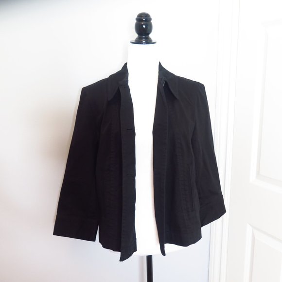 Classic Black Pea Coat - Picture 7 of 15